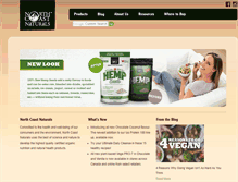 Tablet Screenshot of northcoastnaturals.com